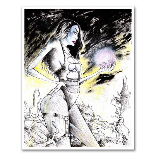 Amarilla Hex Print