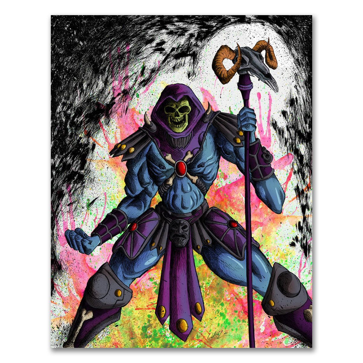 Skeletor Print