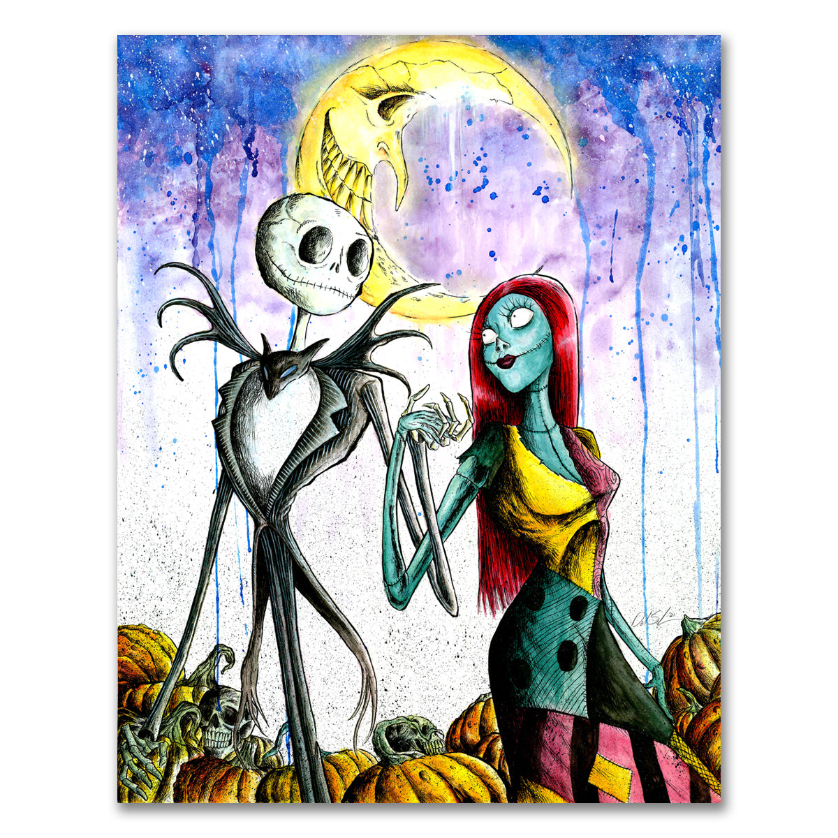 Jack Skellington & Sally Print