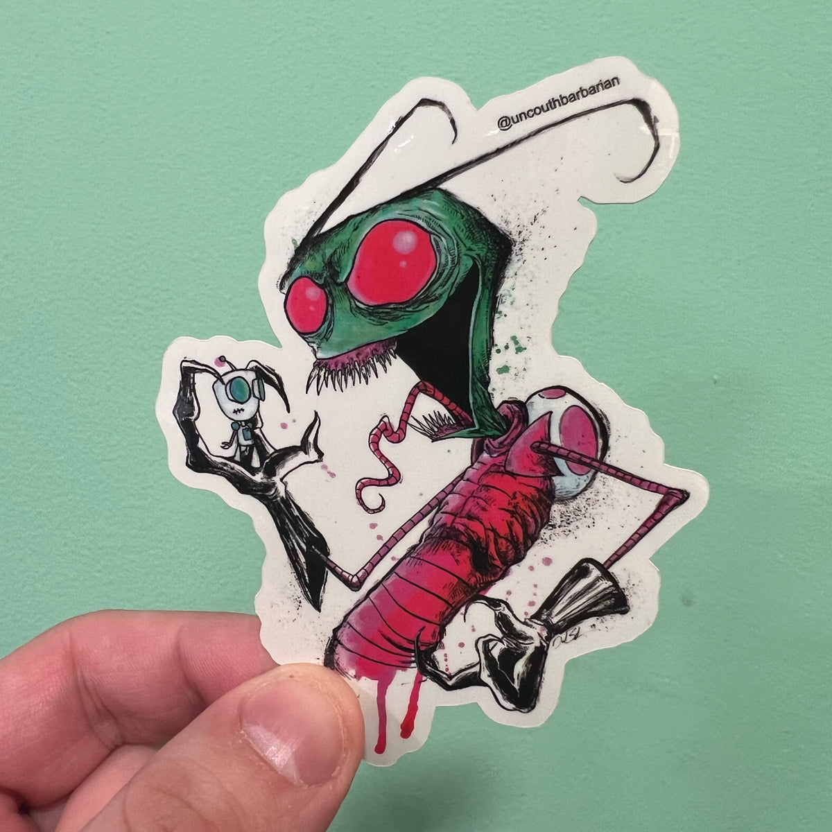 Invader Zim Sticker
