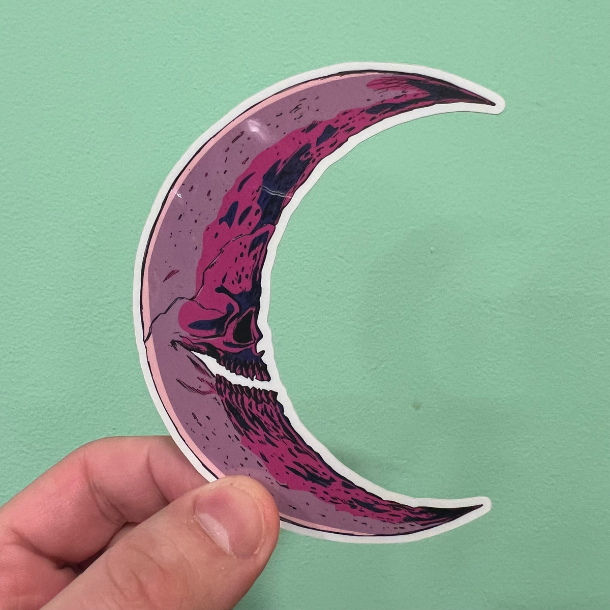 MOON | SKULL Sticker