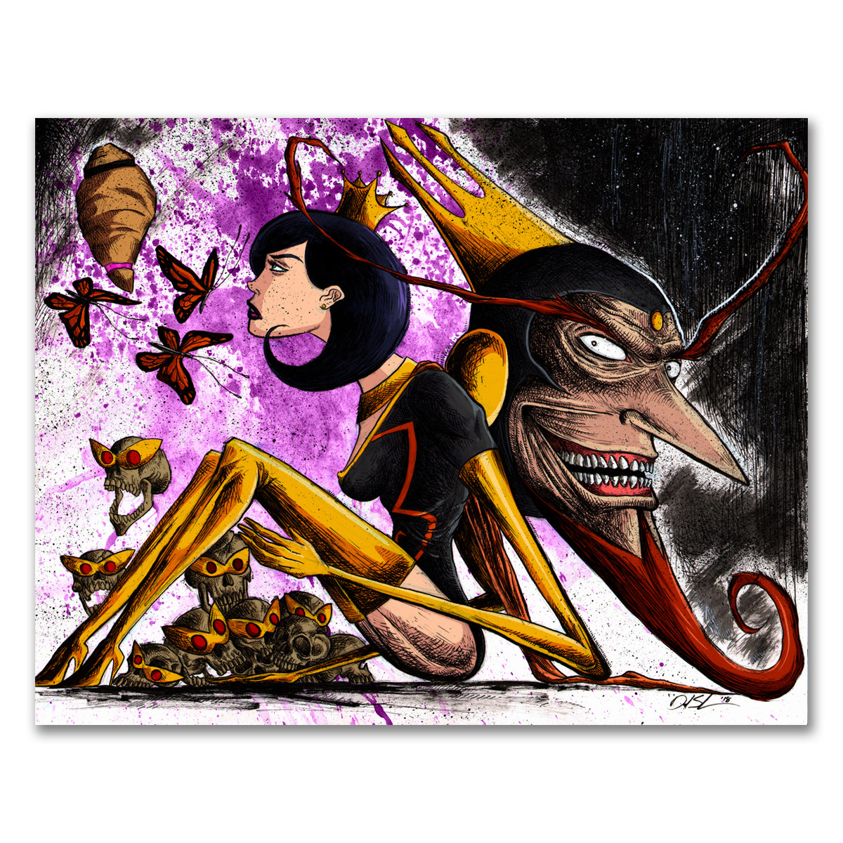The Monarch and Dr. Mrs. The Monarch Print
