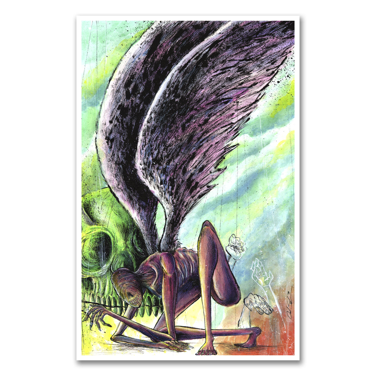 Pracowitość - The Angel of Intent Print