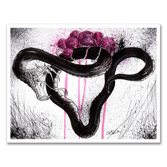 Uterus Snake Print
