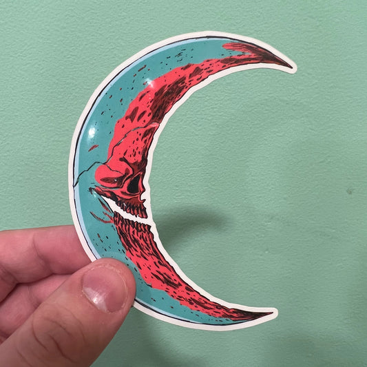 MOON | SKULL - Candy Moon Sticker