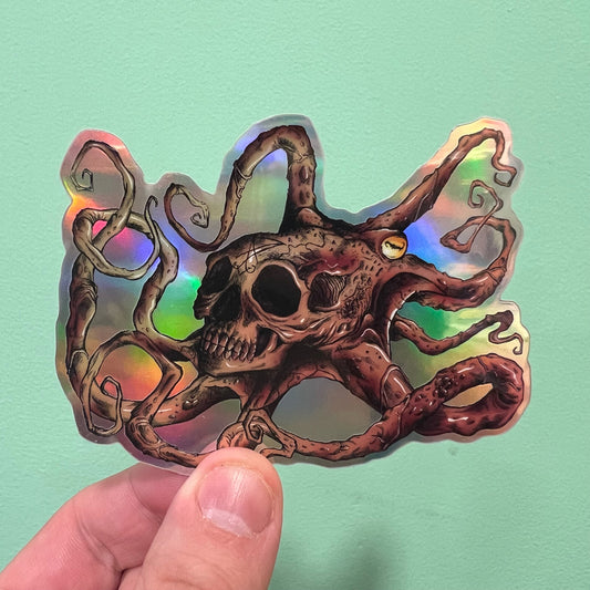 Magick Tentacles Holographic Sticker